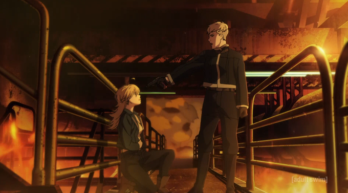 ToonamiNews's tweet photo. This is true love. 
#Lazarus #Toonami https://t.co/JiJv91qUCB