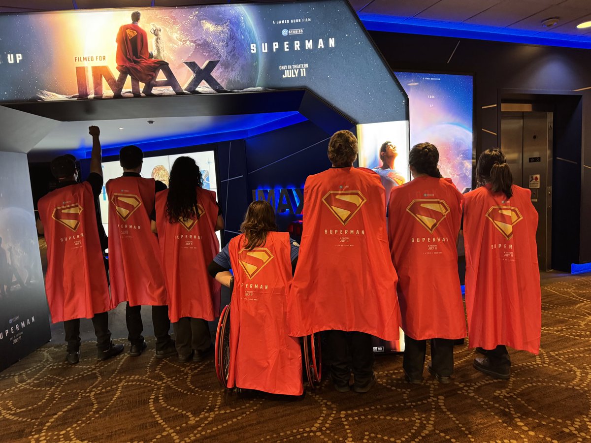 CEOAdam's tweet image. Millions of Superman fans will be at AMC Theatres on this opening weekend of this new wonderful Superman movie. For almost a century, it has been Truth, Justice, and the American Way.
Directed by James Gunn.
I hope you get a chance to be part off this global phenomenon.