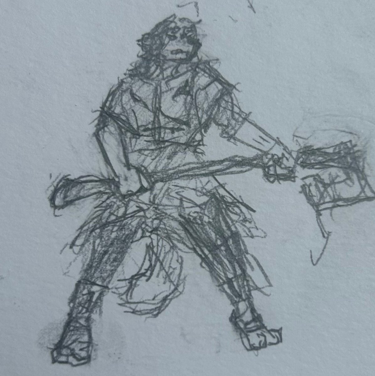 moloraider's tweet image. Dunno how I feel about it but EGO suit and gear design for that one wolf abno