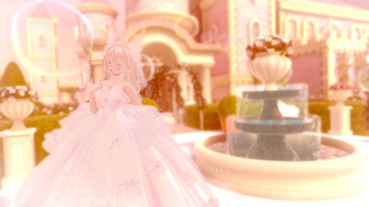 Bisuko_VRC's tweet image. 🫧✨𝑩𝒊𝒔 𝑫𝒓𝒆𝒂𝒎𝒊𝒏𝑽𝒂𝒊𝒍 𝑪𝒂𝒔𝒕𝒍𝒆🏰💭
新作ワールド、本日公開しました🎀
泡沫に揺れる、夢の中のようなお城。
こちらは #LaFille さんのアセット
『Princess Castle』をベースに制作しました🫶
幻想的でやさしい世界を、ぜひ感じてみてください🩵#BisroomVRC #vrchatworlds