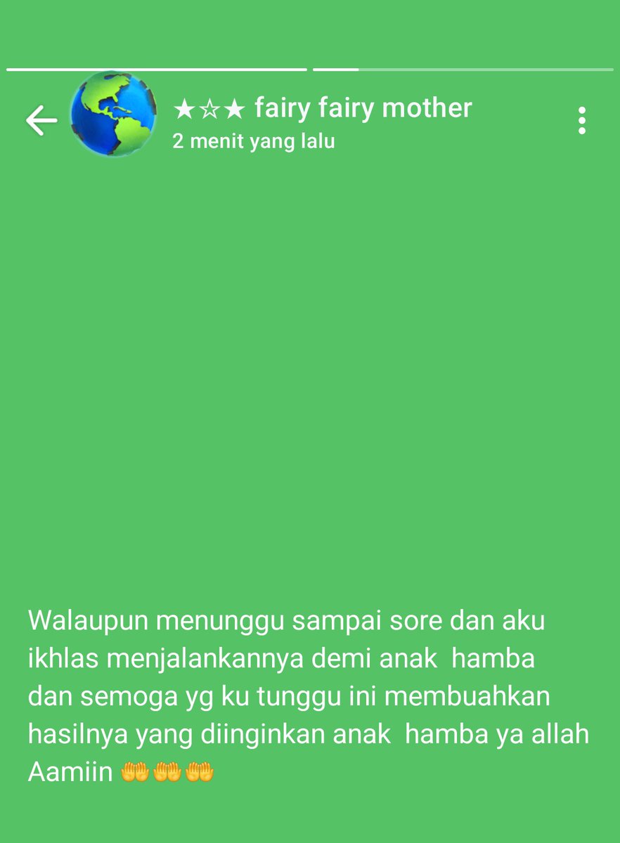 bunda:( maaf ya kalau jalan aku lambat dari yang lain. . .