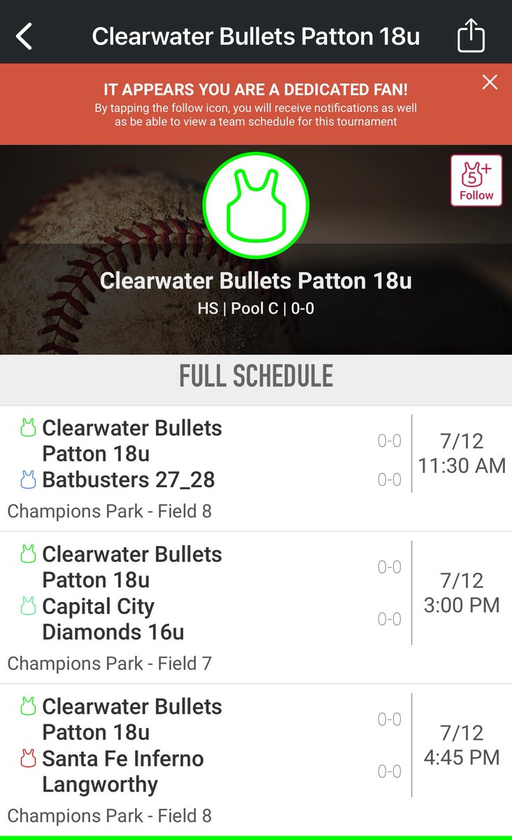 On the road to play at the Battle on the Diamond in Newberry this weekend!