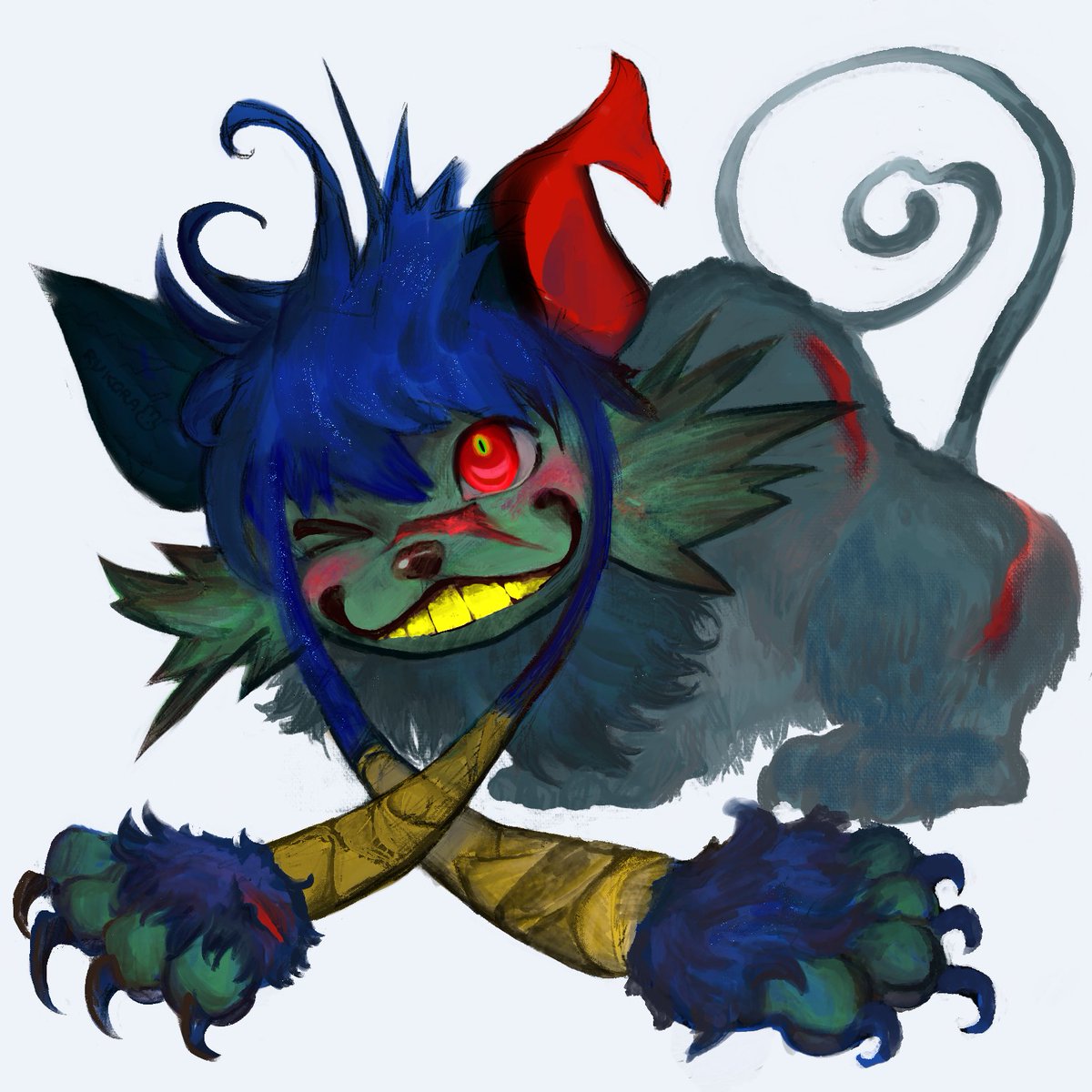 recent artfight attack! #artfight #furry 
character owner: @NightfallAS 
my artfight account:
artfight.net/~bianfugeist