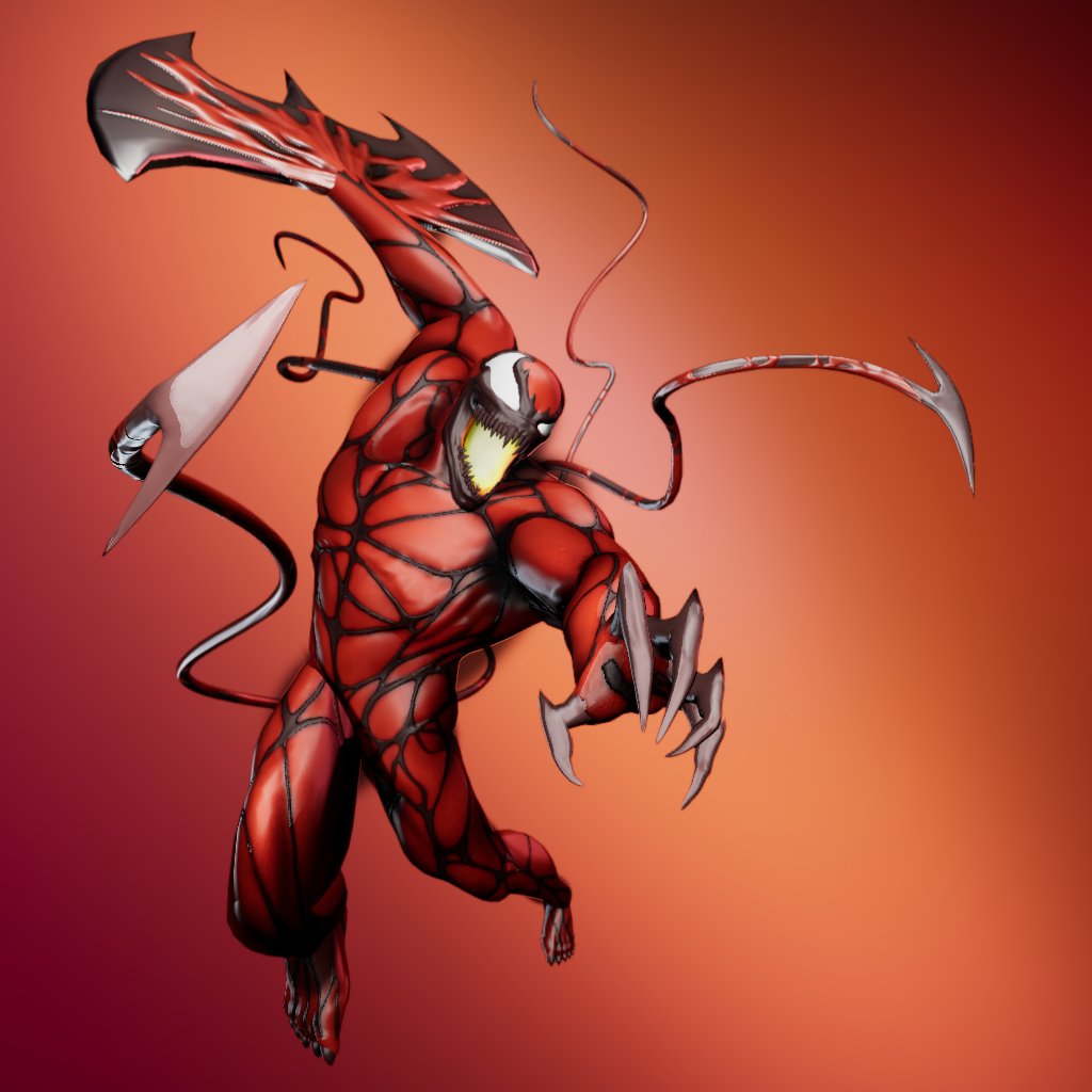 Rifia_Animates's tweet image. I love how these Tendril rigs came out for the #Carnage rig. - Being able to adjust the length without ruining the curve has felt very satisfying!
Purchase all rigs shown here at trevital.gumroad.com/l/llghqw
Model by @trevital237