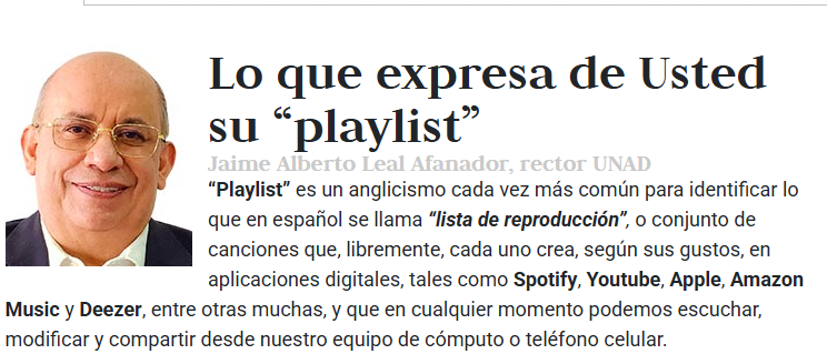 Usted y su playlist ¿qué melodía de vida interpretan?

En mi columna del <a href="/Diarioccidente/">Diario Occidente</a>, reflexiono sobre lo que refleja la lista de reproducción musical de cada uno
 
occidente.co/opinion/column…