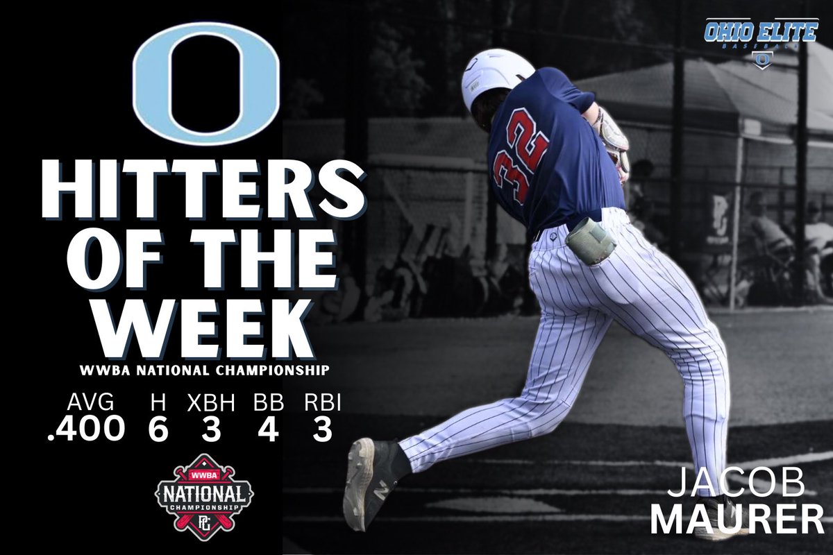Hitters of the week from the WWBA! <a href="/OEBbaseball/">Ohio Elite Baseball</a> <a href="/PG_OhioValley/">Perfect Game Ohio Valley</a>