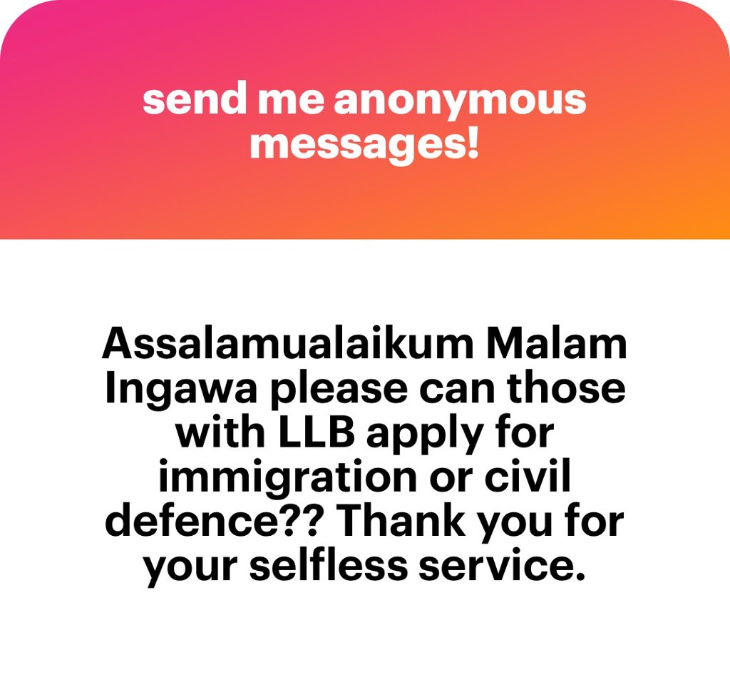 Everyone can apply