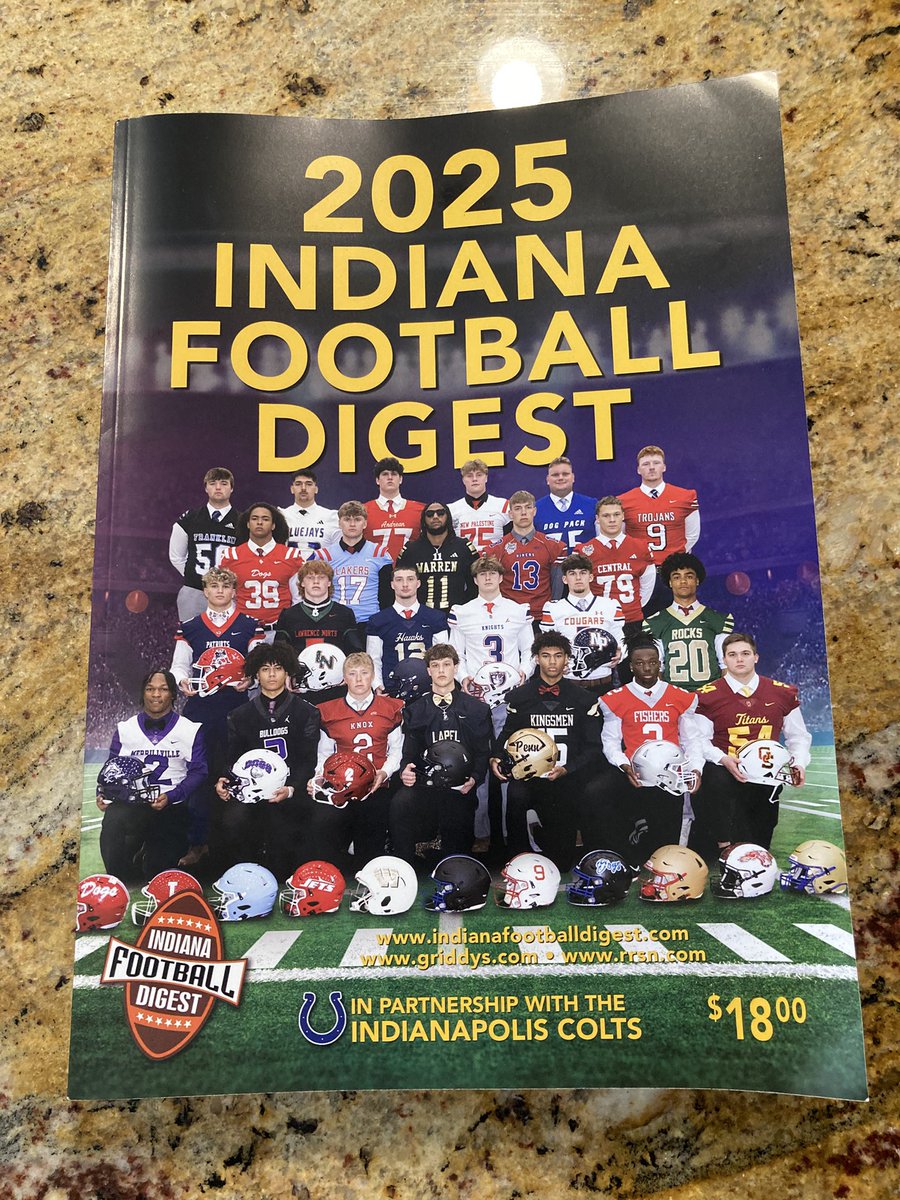 High school football season starts six weeks from tonight, but you know the season is near when this beauty arrives in the mailbox.

Kudos to my friend Paul Condry and the <a href="/RRSNIndiana/">RRSN</a> team on another year of producing Indiana’s go-to football publication.