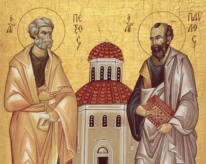 DecaniMonastery's tweet image. On 12 July (29 June Julian Calendar), celebrate the memory of the Holy Glorious and All-Praised Apostles Peter and Paul, the foremost among the apostles and pillars of the Church. This feast, coming after the fasting period dedicated to their honour, reveals the profound mystery…