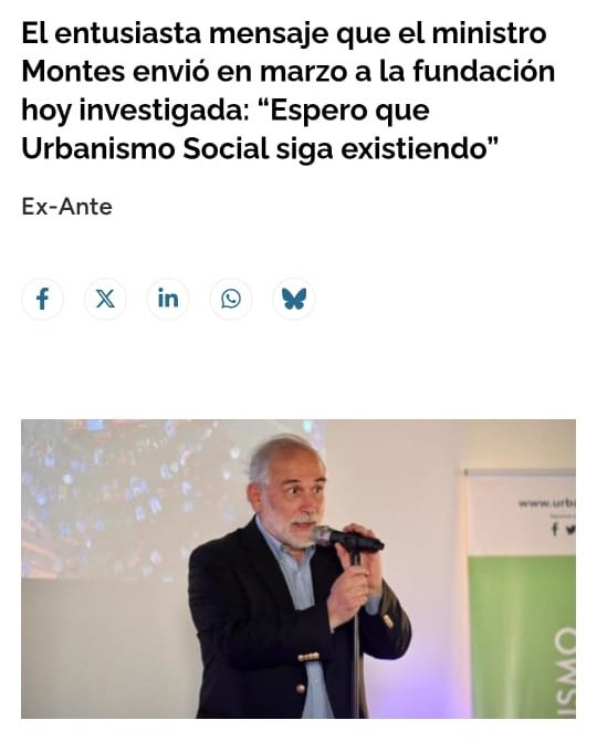 Patricio Mery Bell 🔻🎗️ (@patriciomery) on Twitter photo ¿Por qué la fiscalía, <a href="/FiscaliadeChile/">Fiscalía Nacional</a> no investiga la arista fundaciones donde aparece Luis Hermosilla y Miguel Crispi?Hablamos de Urbanismo Social, la fundación "favorita" del Ministro Carlos Montes.
Curioso: han pasado 15 meses de investigación y aun nada se dice de los ¿Por qué la fiscalía, <a href="/FiscaliadeChile/">Fiscalía Nacional</a> no investiga la arista fundaciones donde aparece Luis Hermosilla y Miguel Crispi?Hablamos de Urbanismo Social, la fundación "favorita" del Ministro Carlos Montes.
Curioso: han pasado 15 meses de investigación y aun nada se dice de los