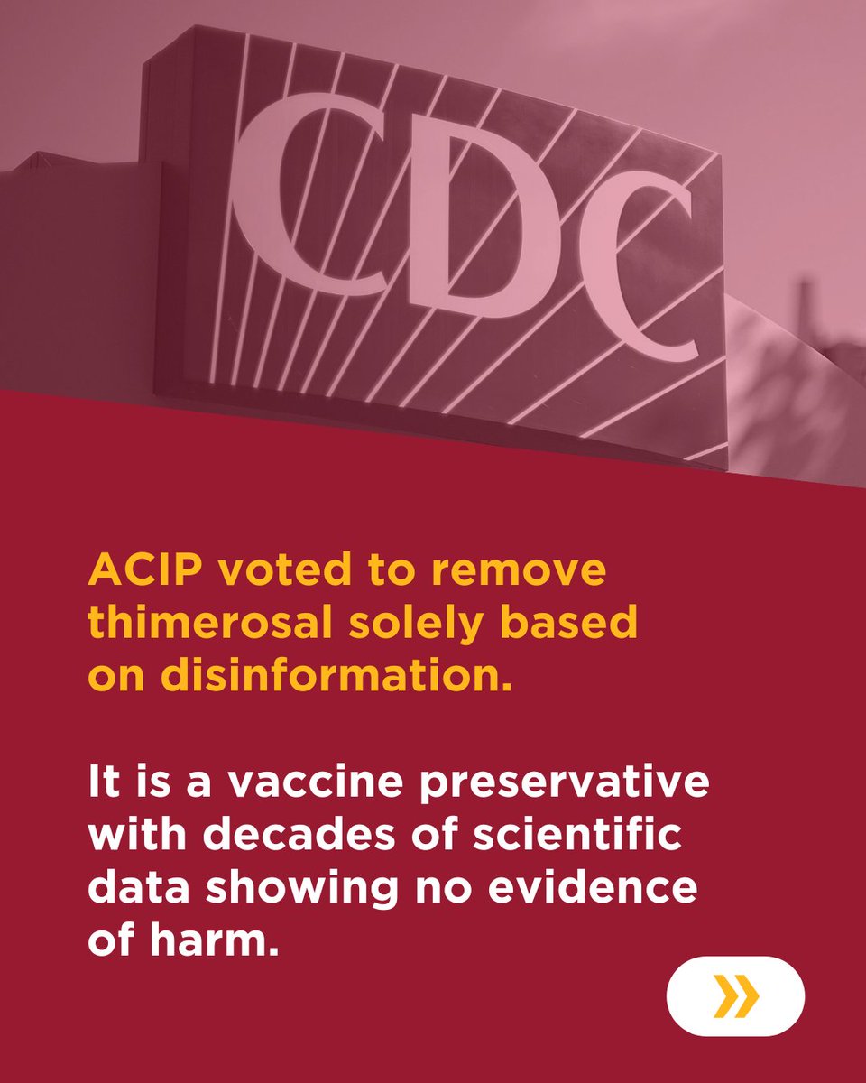 NationalNurses's tweet image. What happens when a panel of vaccine experts is replaced by anti-science critics and then gets to make decisions about the future of vaccines?
They threaten the health and safety of the public — especially our children. Listen to nurses and the science: Vaccines save lives.