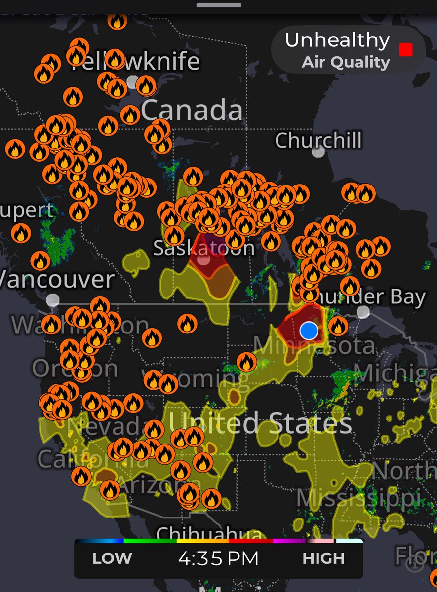 In case you’re wondering why the air quality is so “great” right now.