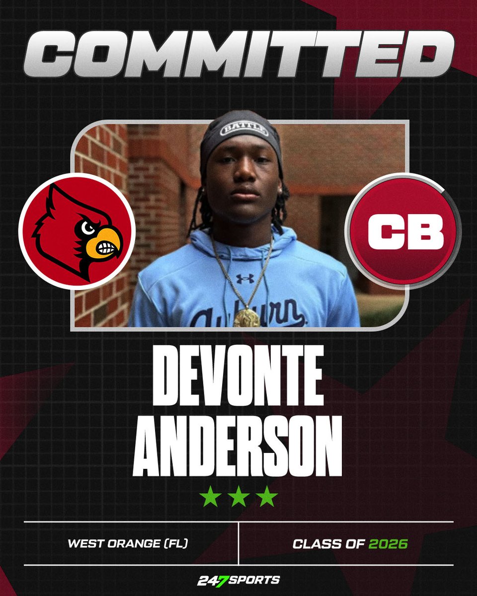 BrianDohn247's tweet image. CB @vonte2_ commits to Louisville and breaks down his decision
247sports.com/college/louisv…