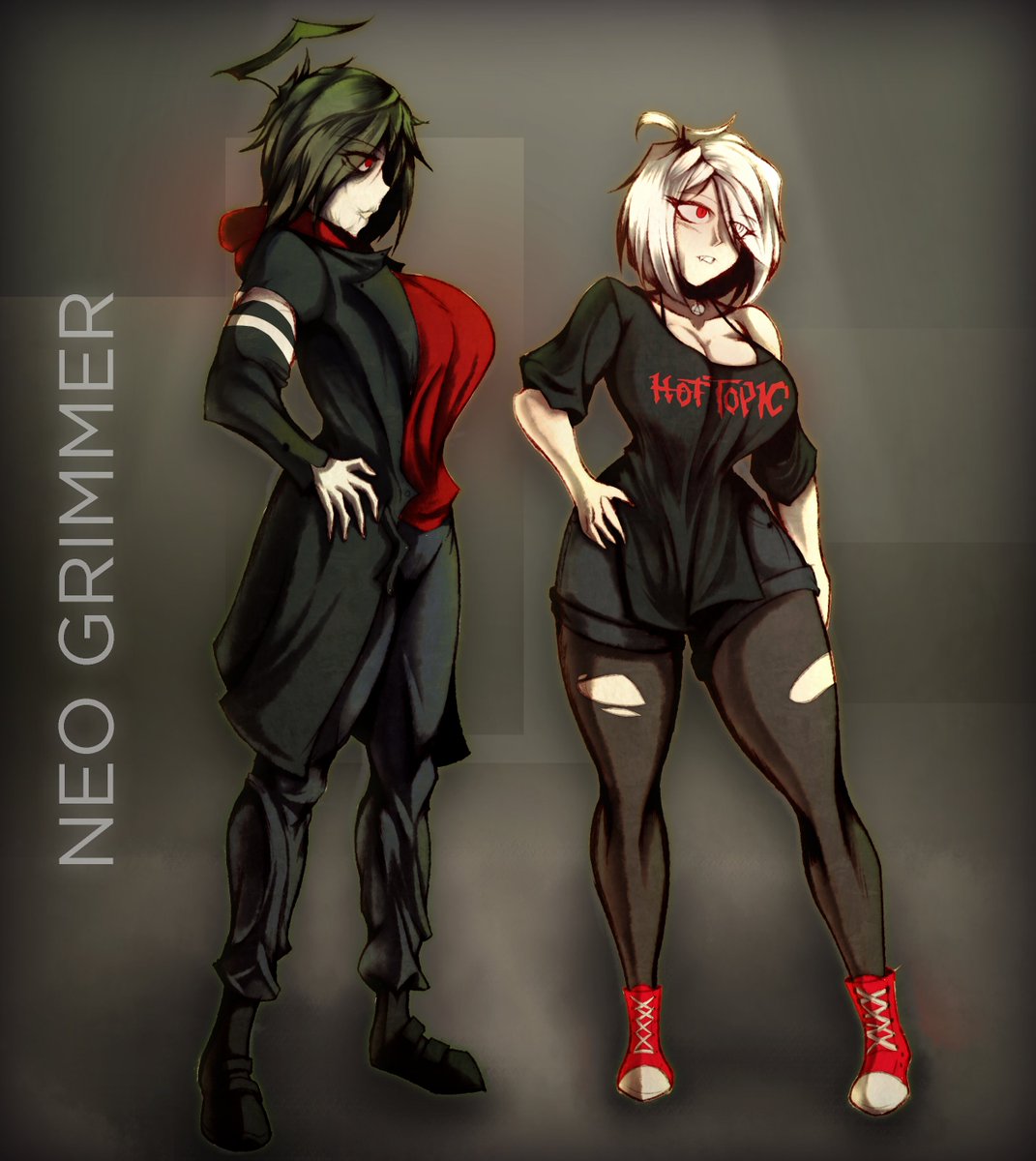 GrimmerNeo's tweet photo. amazing how a i put more effort into an internal joke for no reason behind 

Hanna is from:@bak_stolb https://t.co/6l5pPJuh0u
