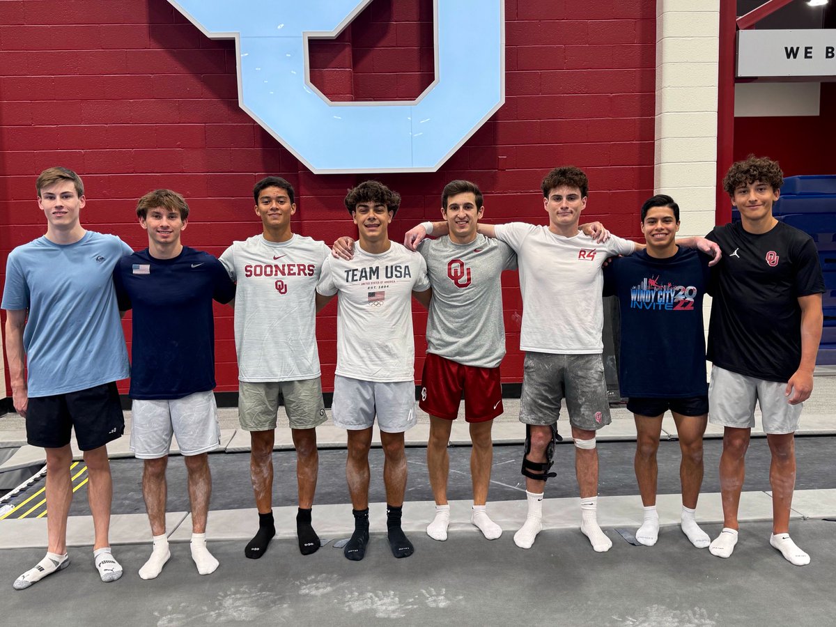 First week in the gym for all of our newcomers ✅

#BoomerSooner ☝️ | #GymU
