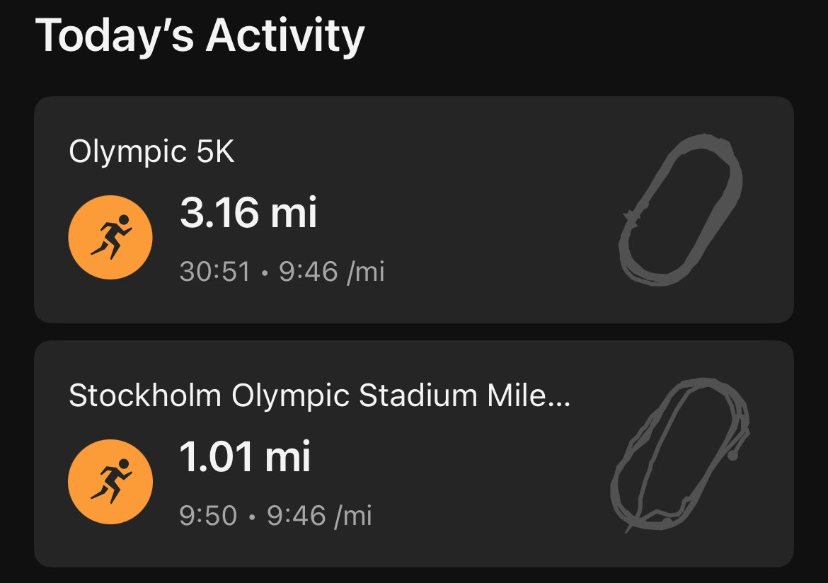 RunningManLNK's tweet image. Stockholm’s 1912 Olympic Stadium is open to the public, so of course I had to run there.  I always keep my running gear in my carry-on ‘cause that’s all I need.