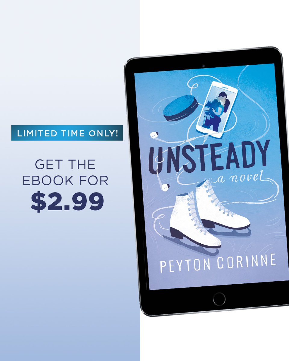 AtriaBooks's tweet image. 🏒 EBOOK DEAL ALERT 🏒
Fall for the BookTok sensations UNSTEADY and UNLOVED for just $2.99 each for the month of July! 📚