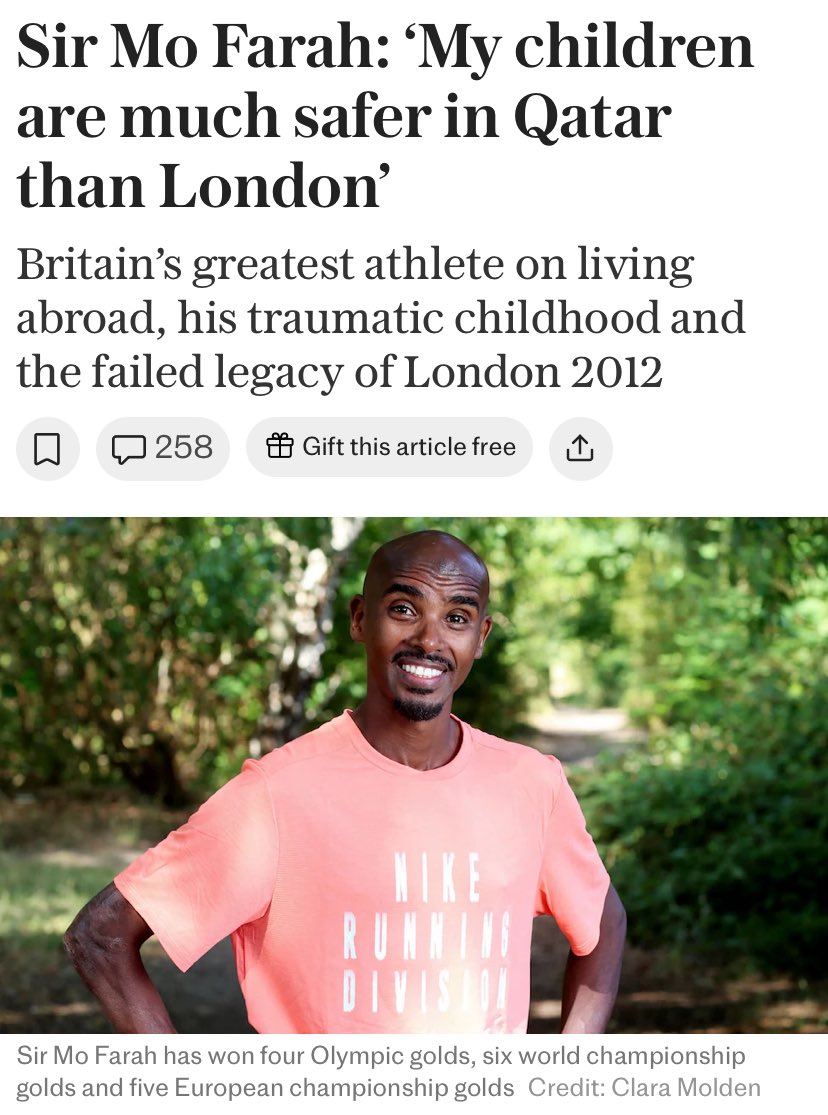 NickBuckleyMBE's tweet image. He’s perfectly correct.
But the irony. Migrants like him made London unsafe. His brother was a violent criminal and was eventually deported.