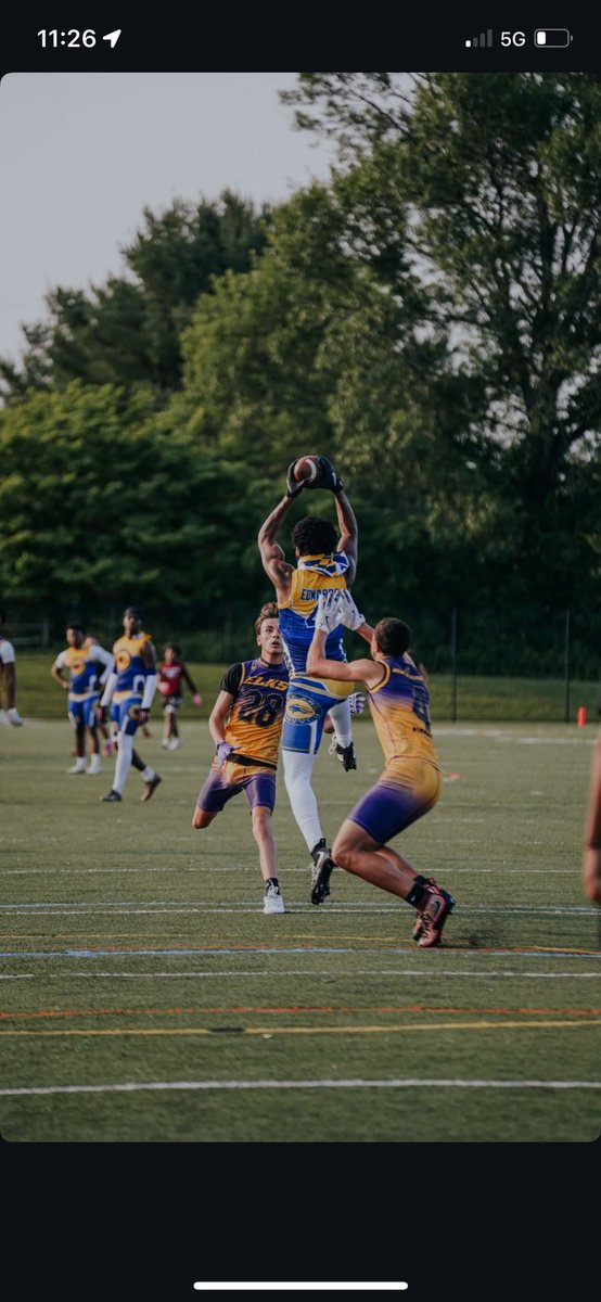 CoumelEdwards13's tweet image. I will be at @Towson_FB 7on7 tournament tomorrow! @CoachSandora4 @PHS_PanthersFB @LevernBelin