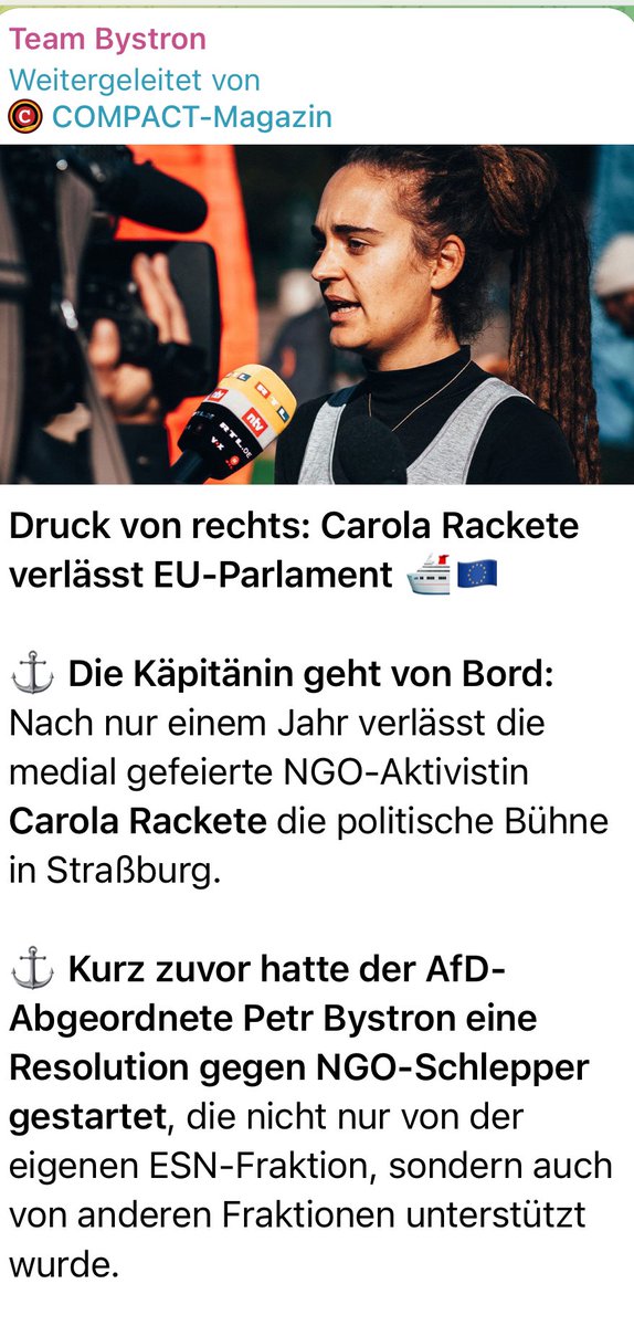 Alexander Wallasch (@alexwallasch) on Twitter photo Hat <a href="/PetrBystronAfD/">Petr Bystron</a> tatsächlich diese selbstgerechte Linksradikale vertrieben? Rackete geht den Krah-Weg - nur nicht in den Bundestag. Besser Hat <a href="/PetrBystronAfD/">Petr Bystron</a> tatsächlich diese selbstgerechte Linksradikale vertrieben? Rackete geht den Krah-Weg - nur nicht in den Bundestag. Besser