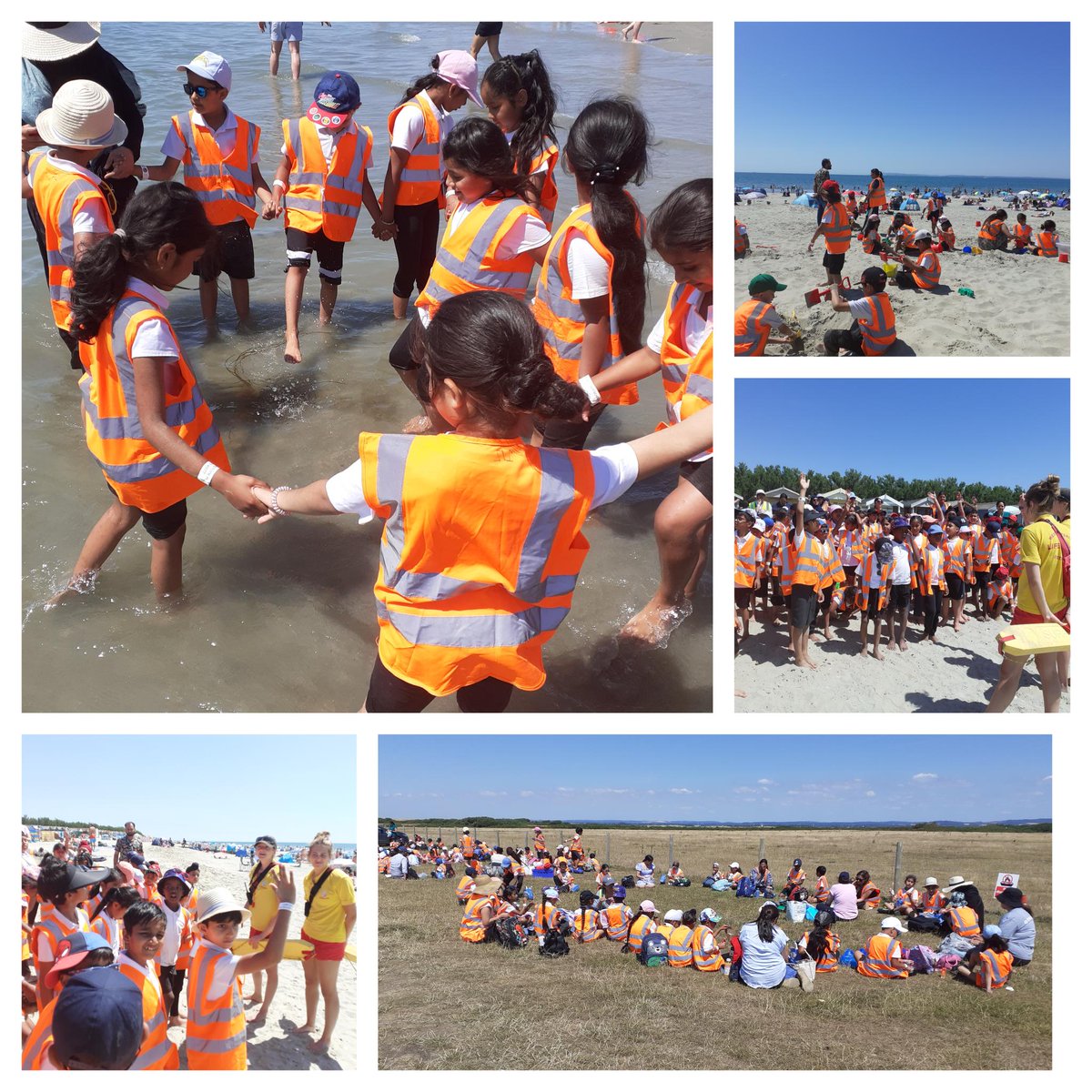 #Year2 enjoyed a beautiful, sunny day at West Wittering Beach. We had talk from the lifeguards, paddled in the sea, made sandcastles and even ate delicious ice cream!