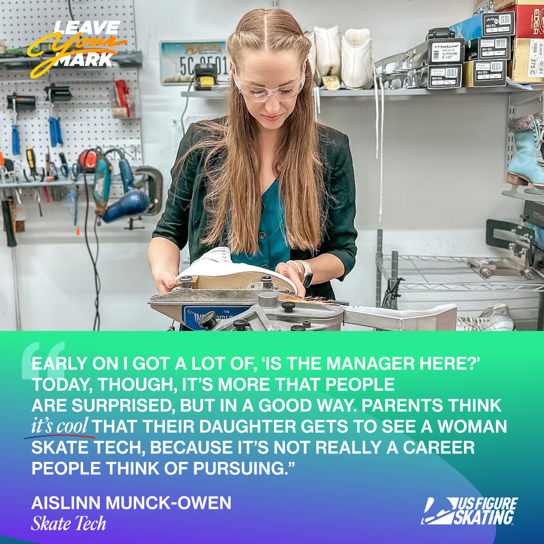 U.S. Figure Skating (@usfigureskating) on Twitter photo As a female skate tech and skate shop owner, Aislinn Munck-Owen hopes to inspire other girls and women to pursue non-traditional careers in the skating world. #LeaveYourMark
Read her story: usfigureskating.org/news/article/s… As a female skate tech and skate shop owner, Aislinn Munck-Owen hopes to inspire other girls and women to pursue non-traditional careers in the skating world. #LeaveYourMark
Read her story: usfigureskating.org/news/article/s…