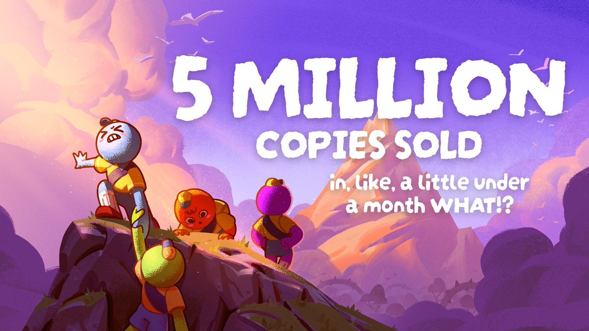 thegameawards's tweet image. The co-op climing game PEAK has sold 5 million copies in just under a month on Steam.