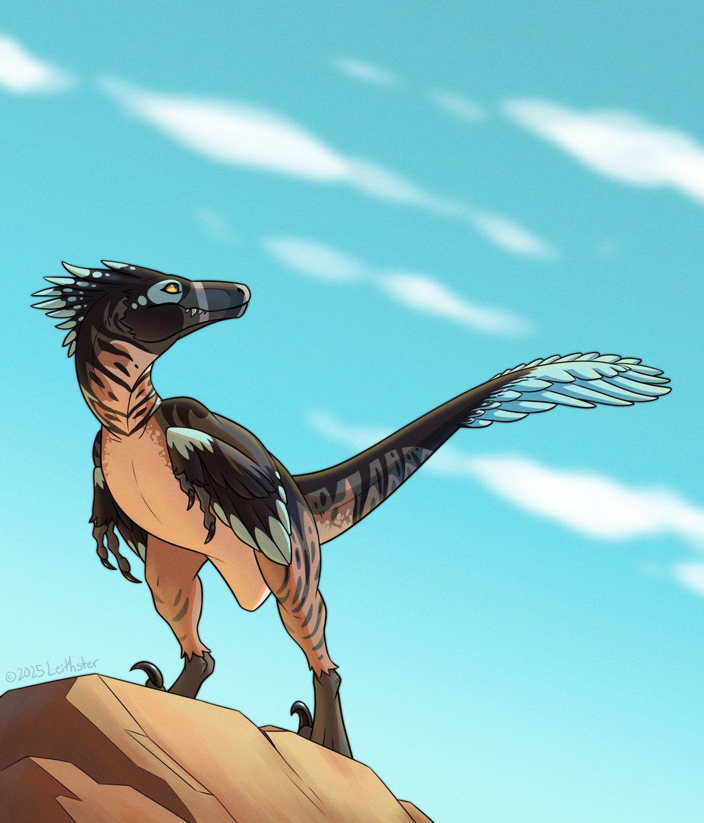 Art fight revenge for CavendishDevil :>

#dinosaur #raptor #deinonychus #artfight