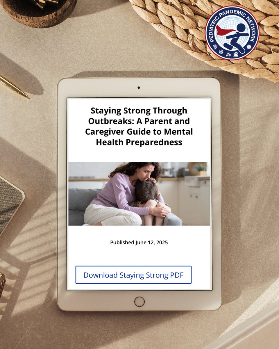 PPN's new guide helps parents and caregivers support kids through stress, grief, and disruption. Your family’s mental health matters—before, during, and after unexpected events. Download the guide today: pedspandemicnetwork.org/families-careg… #PPNStayReady