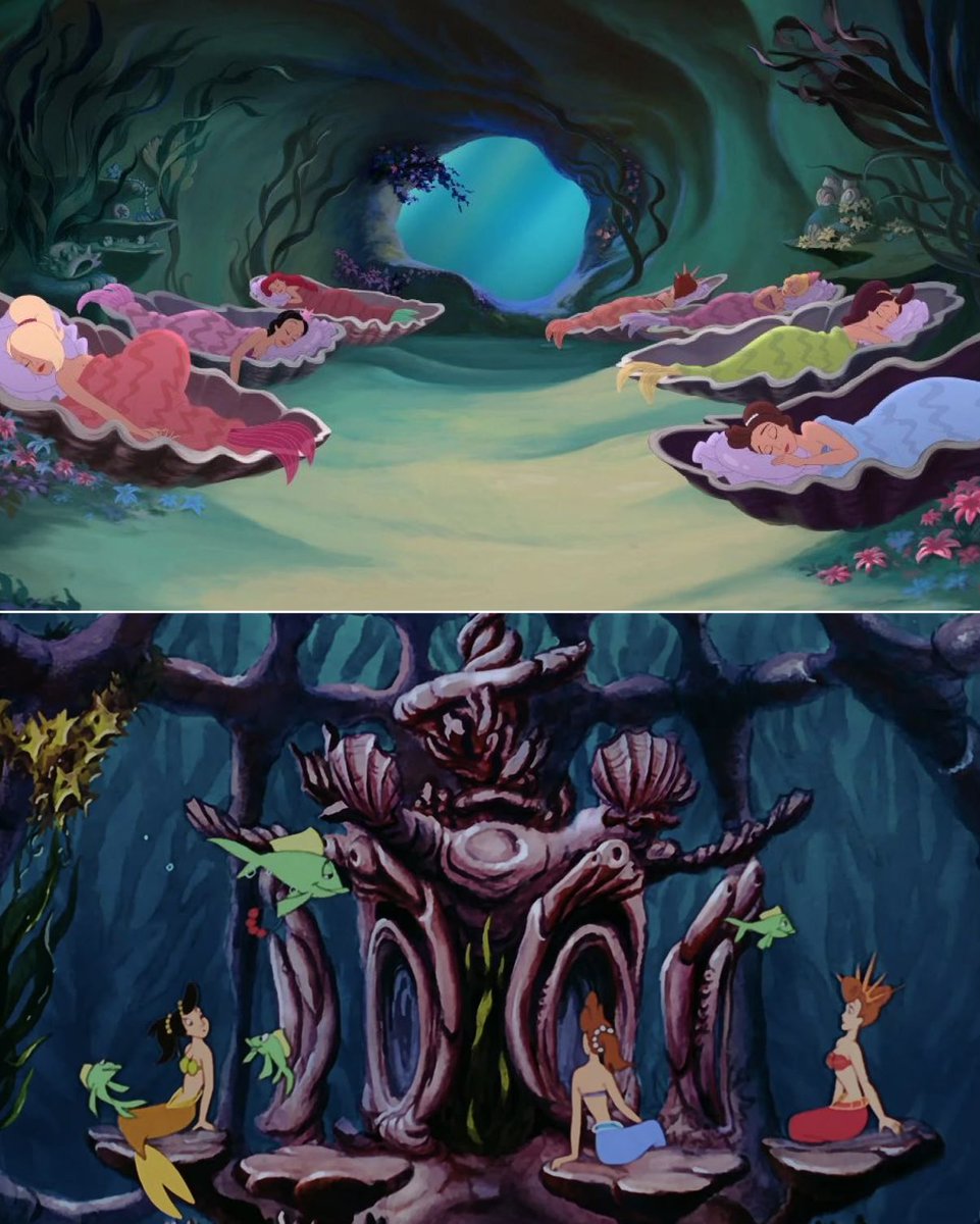 werealwayson's tweet image. girls don’t want a boyfriend, they want the clam beds and vanity from The Little Mermaid
