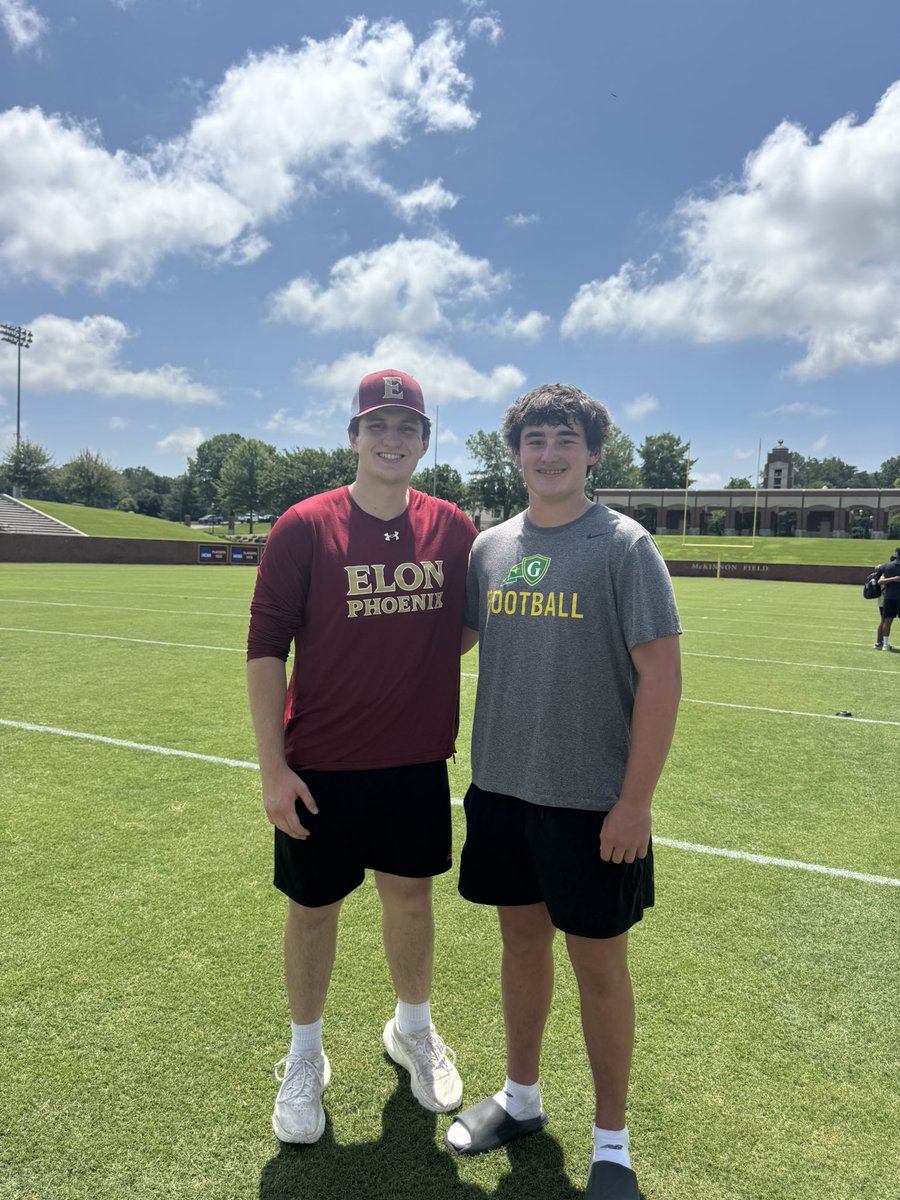 Anthony Sales (@anthonysal49338) on Twitter photo Had a great time at <a href="/ElonFootball/">Elon Football</a> camp today. Thank you <a href="/CoachMAustin/">Milo Austin, M.S.</a> for a great camp. I charted very well in punt snaps as well as short snaps, and won the short snap competition. It was great meeting Cardinal Gibbons football alum <a href="/TreyHoffman6/">Trey Hoffman</a> and learning from the best. Had a great time at <a href="/ElonFootball/">Elon Football</a> camp today. Thank you <a href="/CoachMAustin/">Milo Austin, M.S.</a> for a great camp. I charted very well in punt snaps as well as short snaps, and won the short snap competition. It was great meeting Cardinal Gibbons football alum <a href="/TreyHoffman6/">Trey Hoffman</a> and learning from the best.