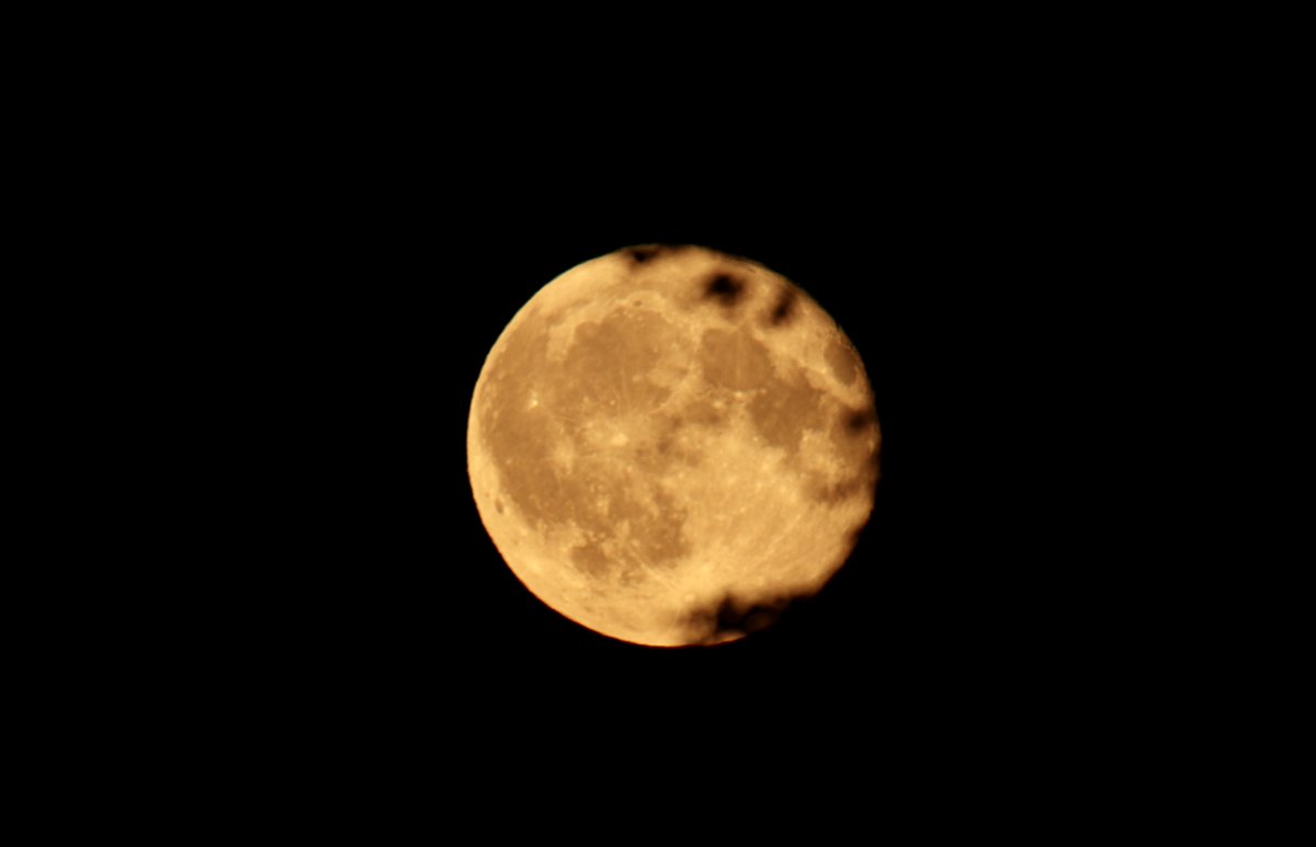 The #Buckmoon tonight, still looking good
