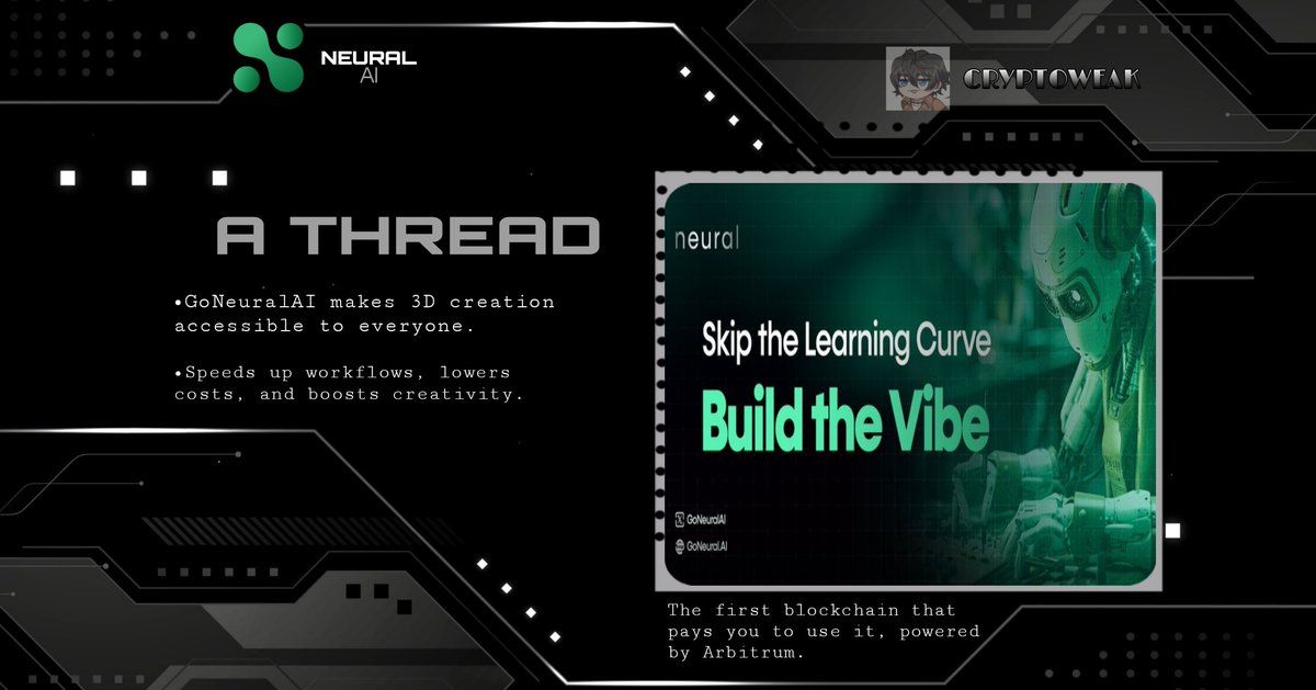 Web3Haru's tweet image. 🧵 1/3 — GoNeuralAI: Text to 3D Magic 🚀
With just a few words, you can generate 3D models instantly. Powered by @GoNeuralAI 

No modeling skills needed. Just type your idea.
Perfect for creators, devs, and designers.
#GoNeuralAI #3DModeling #AItools