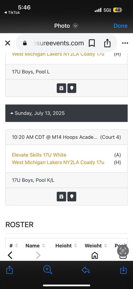 My schedule for the NY2LA Final Chapter event in Chicago with WM Lakers NY2LA Coady #1