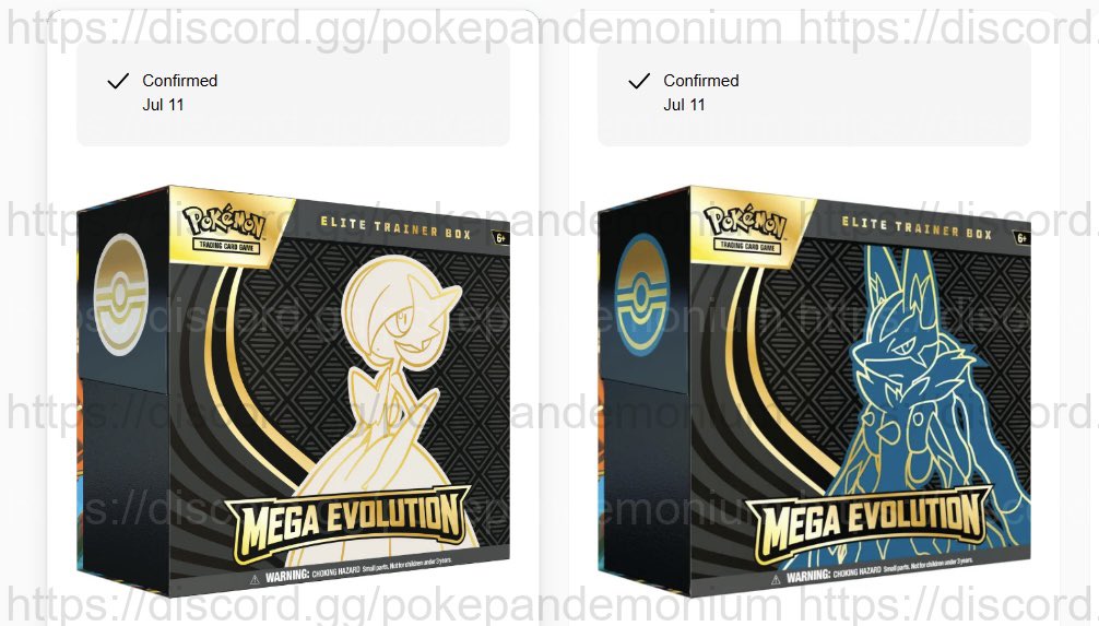 PokePandemonium's tweet image. Ready for Mega Evolution? We’re tracking drops on tons of sites with lots of opportunities to score!
#MegaEvolution #Pokemon #PokemonTCG #Exclusive #GUNDAMCARDGAME