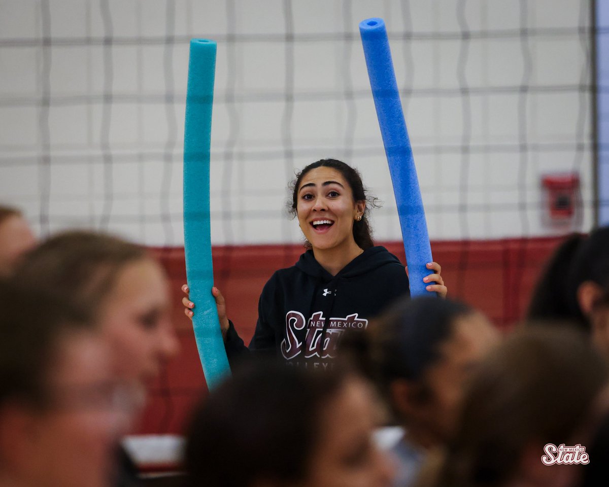 NMStateVBall's tweet image. Thanks again to all our campers this week! ๐ค
#AggieUp