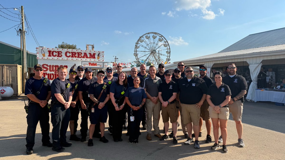 It’s officially fair week! Make sure to stop and say hello to our Greensburg police officers and firefighters while checking out 4-H projects, riding rides, and enjoying the food!