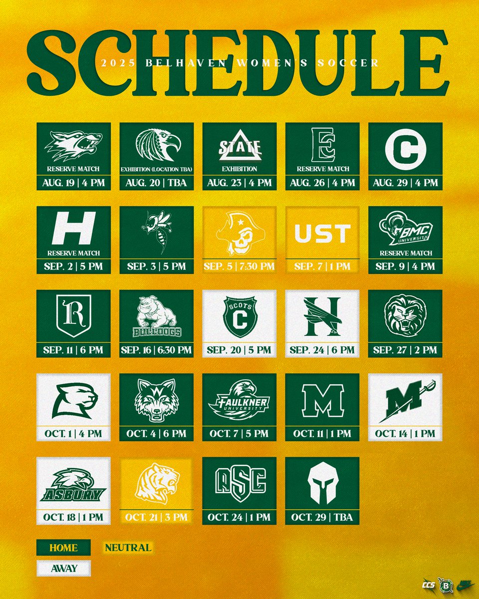 Mark your calendars - the 2025 schedule is SET!

🗓️ » bit.ly/3DpJouK

#GoGreen