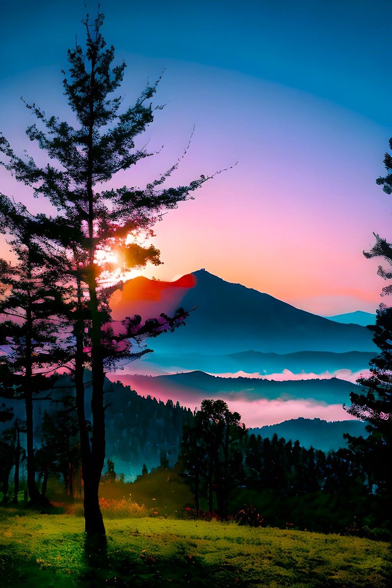 aearthic's tweet image. Let light spill through the cracks—we’re meant to shine through them. ✨

#GoldenCracks #HealingLandscape #NatureWisdom