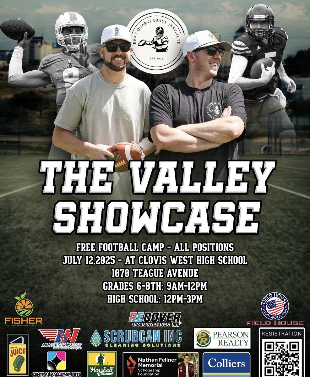 Tomorrow at Clovis West High school, come out and compete for free !