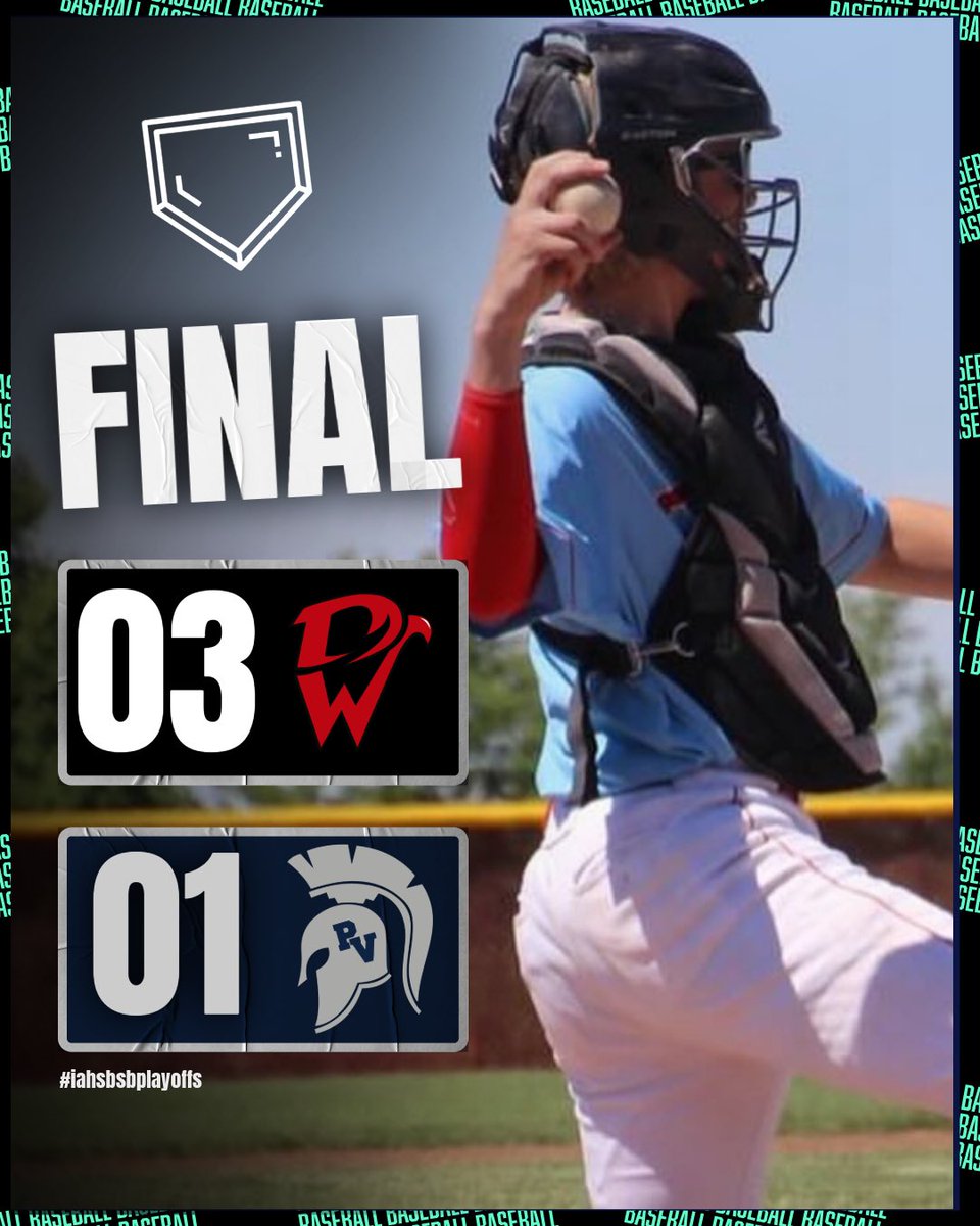 🚨𝐌𝐀𝐒𝐒𝐈𝐕𝐄 𝐔𝐏𝐒𝐄𝐓🚨

DAVENPORT WEST (10-22) TAKES DOWN THE #1 TEAM IN CLASS 4A PLEASANT VALLEY (28-6) 😳

PLAYOFF BASEBALL IS HERE.

#iahsbb Instagram