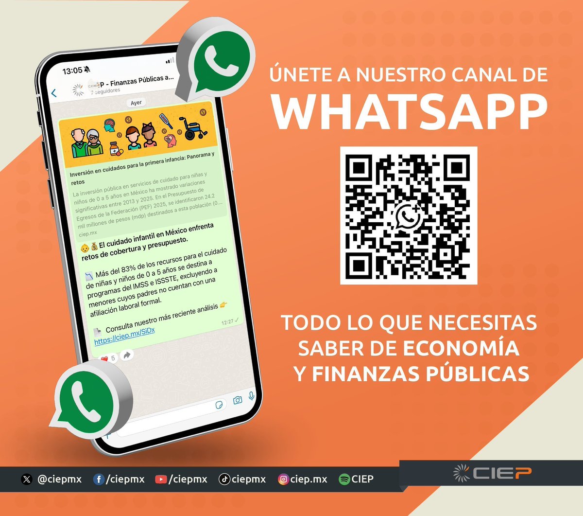 ¡Únete a nuestro canal de WhatsApp! 📲 

🔔 Recibe información clave sobre economía y #FinanzasPúblicas y lleva nuestros análisis en tu celular.

¡Da clic y mantente informad@! 

🔗 ow.ly/jeyz50VW4tX