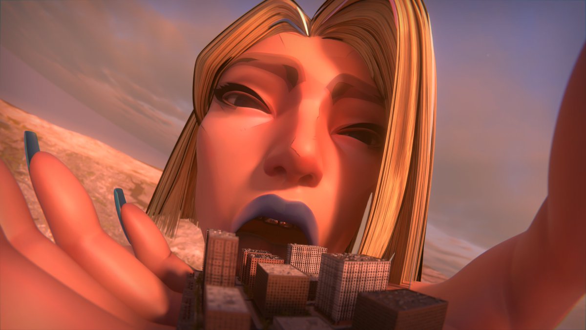 bootygts's tweet photo. [Part 5 of 5]
THE GRAND FINALE! Emma grew a total of 5km and not only she slayed but she ATE (cities). Thanks to everyone who donated and engaged with the posts, specially to @/Murry1R and his donations!!
#growthdrive #giantess #macrophilia #sizetwitter #macro #巨大娘 https://t.co/C5hEn4QBwV
