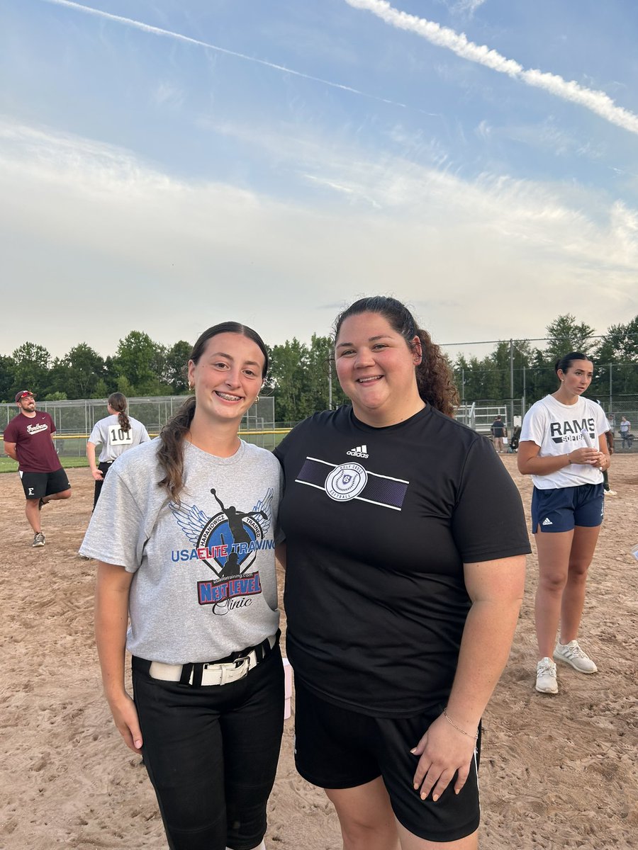 Norah Bove (@bove_norah) on Twitter photo Yesterday I attended the <a href="/USAElite_Jen/">USA Elite</a> Next Level Clinic! Got some great tips from the coaches and I’m super thankful for the experience. Excited to be back on the field today at the showcase. Big thanks to all of the coaches!
<a href="/RhodySoftball/">Rhode Island Softball</a> <a href="/CaitlynFallon1/">Cat Fallon</a> <a href="/FordhamSoftball/">Fordham Softball</a> Yesterday I attended the <a href="/USAElite_Jen/">USA Elite</a> Next Level Clinic! Got some great tips from the coaches and I’m super thankful for the experience. Excited to be back on the field today at the showcase. Big thanks to all of the coaches!
<a href="/RhodySoftball/">Rhode Island Softball</a> <a href="/CaitlynFallon1/">Cat Fallon</a> <a href="/FordhamSoftball/">Fordham Softball</a>