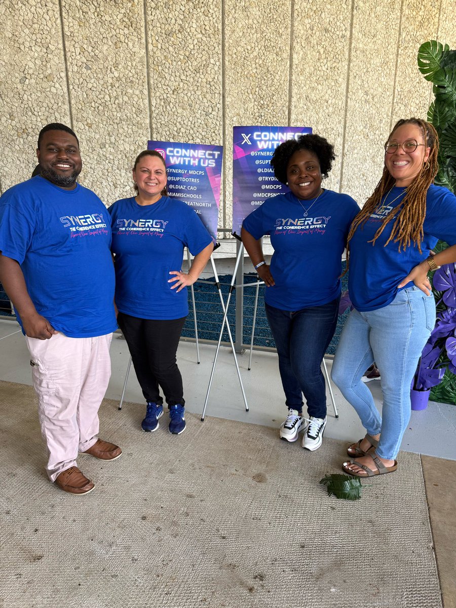 NMBHigh's tweet image. 2025 NMB Synergy Team ready for the upcoming school year! @MDCPSNorth @SuptDotres @Synergy_MDCPS