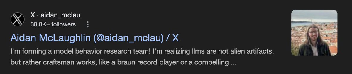 aidan_mclau's tweet image. i love that when you google my name, the first thing that shows up is a photo of @willccbb next to my twitter
can't escape his aura