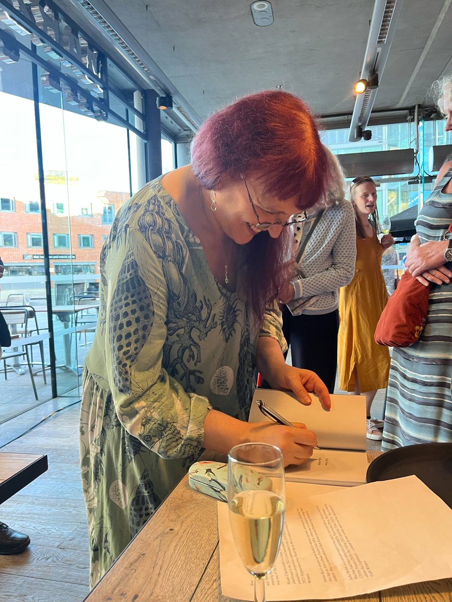 Julwe1's tweet photo. The Norwich launch of Grey Time was so lovely! @NineArchesPress https://t.co/qLXUK0dd4P