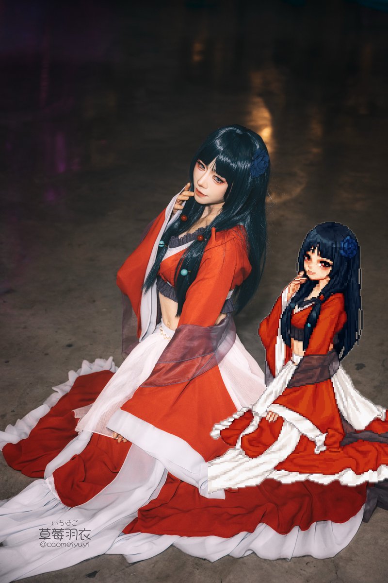 流行りのドット絵
うん、可愛い！
 #cosplay #薬屋のひとりごと