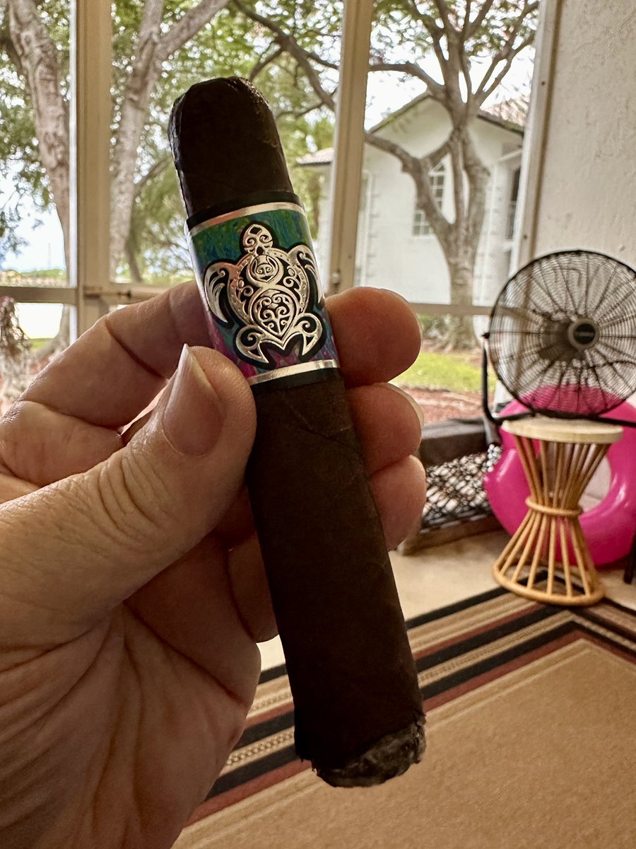 Stogie Chas is smoking Psychedelic Turtle II. Rated with thumbs up! dojoverse.com/news-feed/p/69…