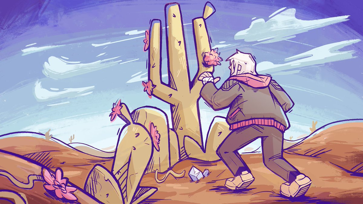 A small redraw of a scene I liked, in the style of some of the game's illustrations #RtFVN